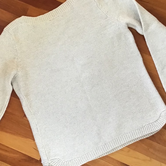 Talbots Cable Knit Sweater Jewel Embellished Small EUC - Picture 9 of 10